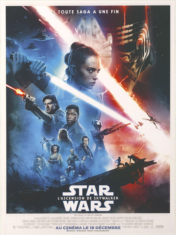 Affiche - STAR WARS IX: L'ASCENSION DE SKYWALKER - 40x55cm