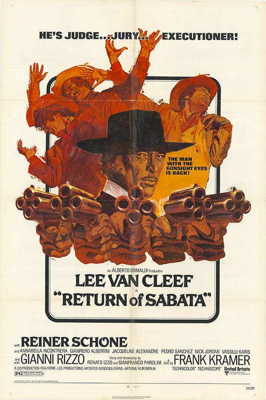 Affiche - RETOUR DE SABATA (le) - 70x105cm