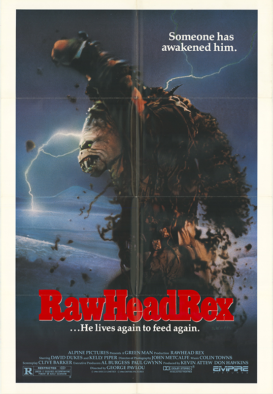 Affiche - RAWHEAD REX, LE MONSTRE DE LA LANDE - 70x105cm