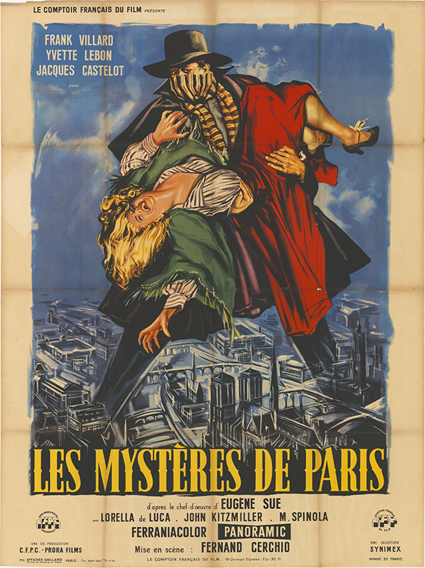 Affiche - MYSTERES DE PARIS (les) - 120x160cm