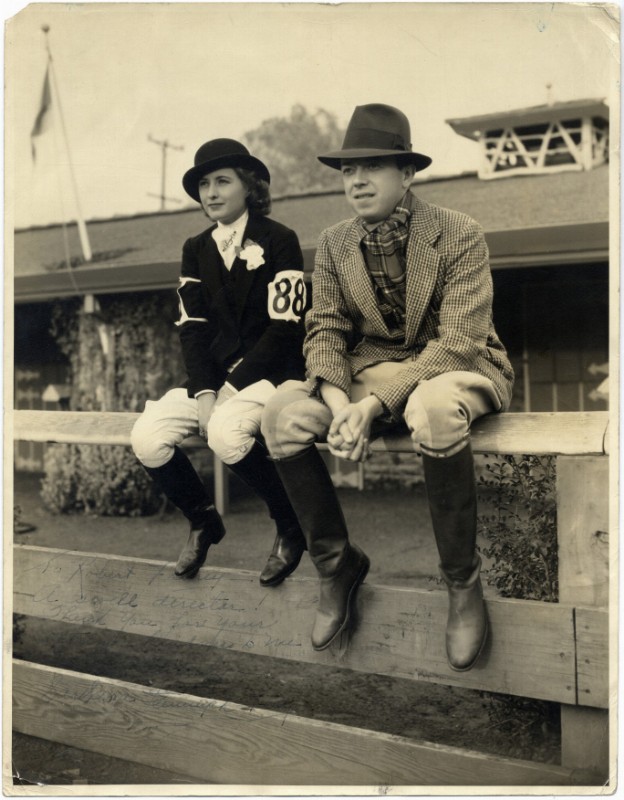 Photo - Barbara STANWYCK, Robert FLOREY - 28x36cm