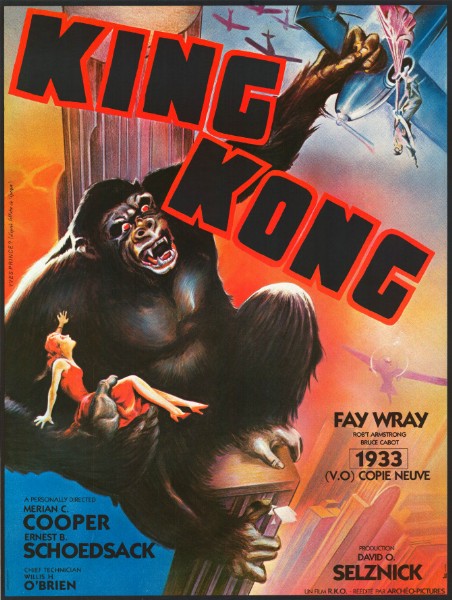 Affiche - KING KONG - Ressortie 120x160cm