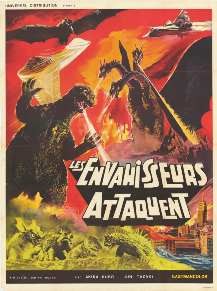 Affiche - ENVAHISSEURS ATTAQUENT (les) - Ressortie 120x160cm