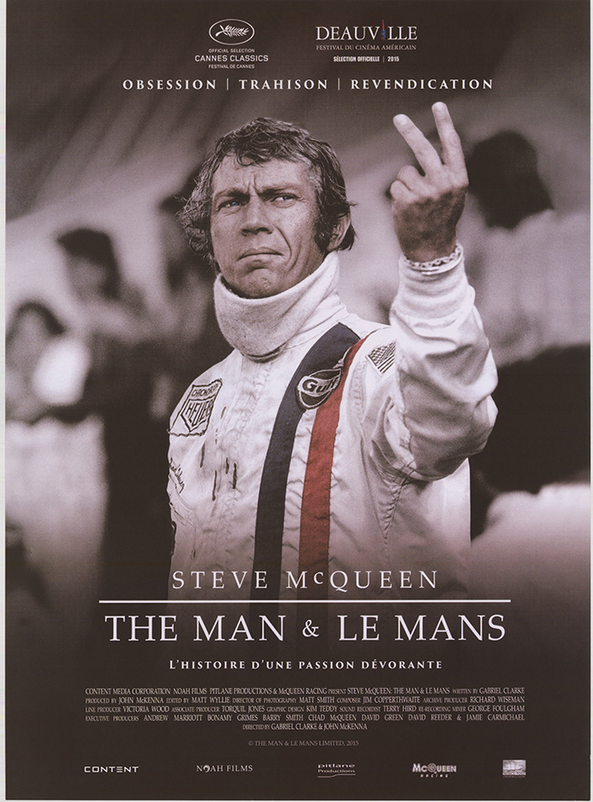 Affiche - STEVE MCQUEEN - THE MAN & LE MANS - 40x55cm