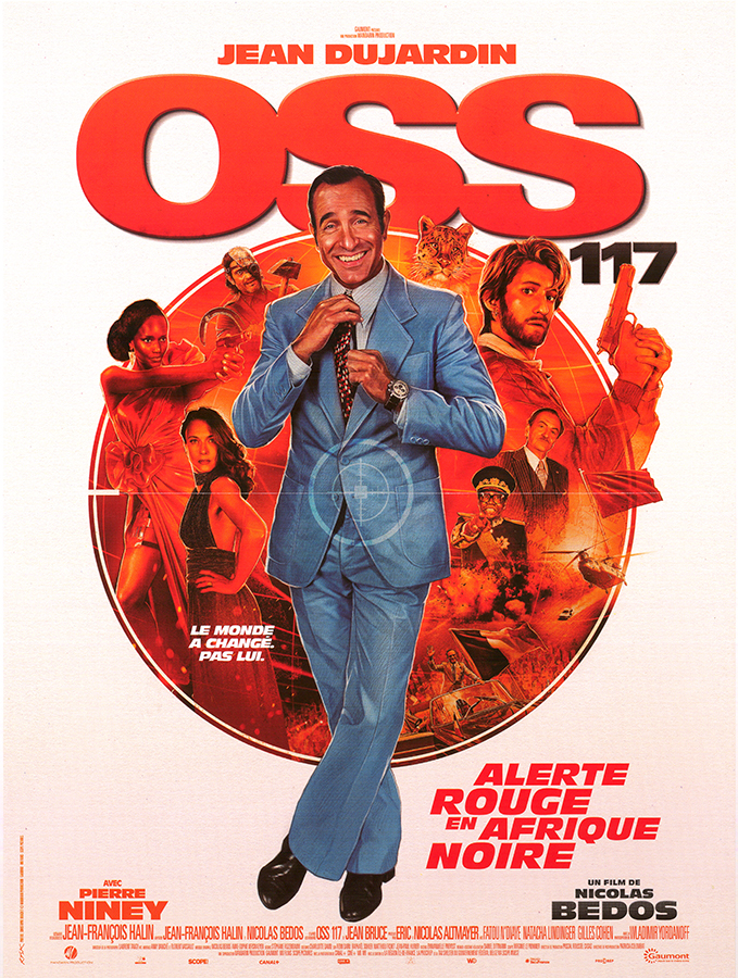 Affiche - OSS 117: ALERTE ROUGE EN AFRIQUE NOIRE - 40x55cm
