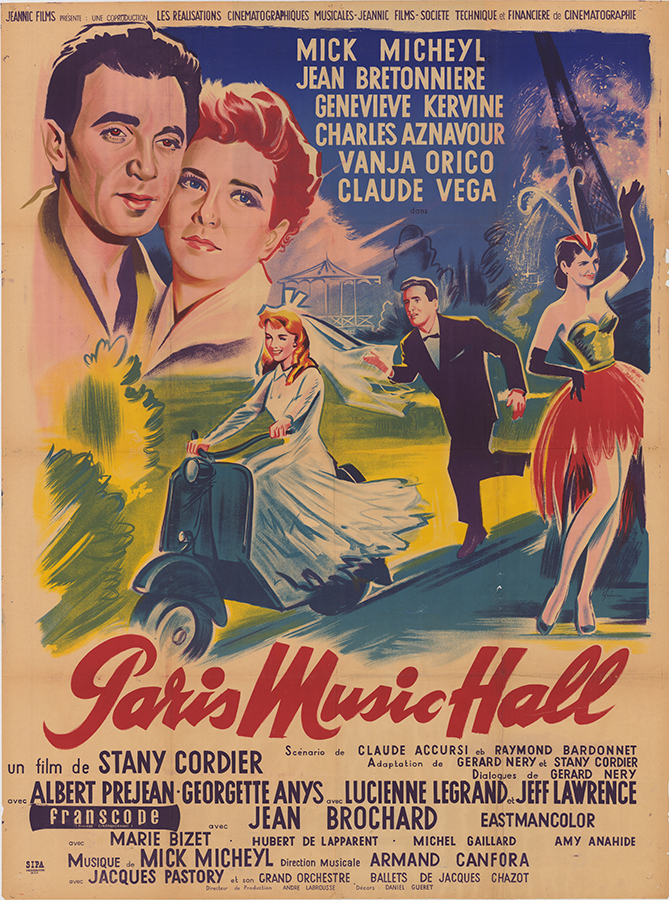 Affiche - PARIS MUSIC HALL - 120x160cm