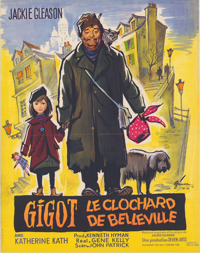 Affiche - GIGOT, LE CLOCHARD DE BELLEVILLE - 40x55cm
