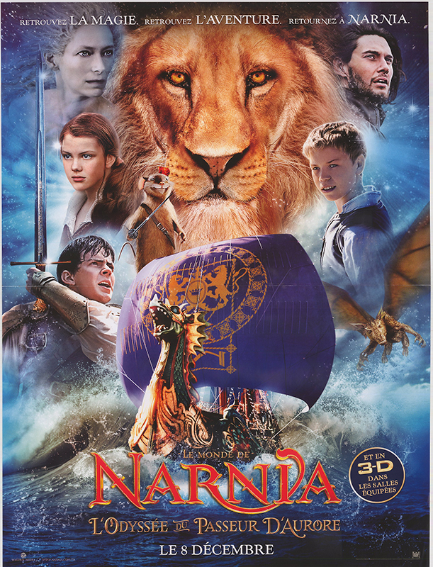 Affiche - NARNIA: L'ODYSSEE DU PASSEUR D'AURORE - 40x55cm