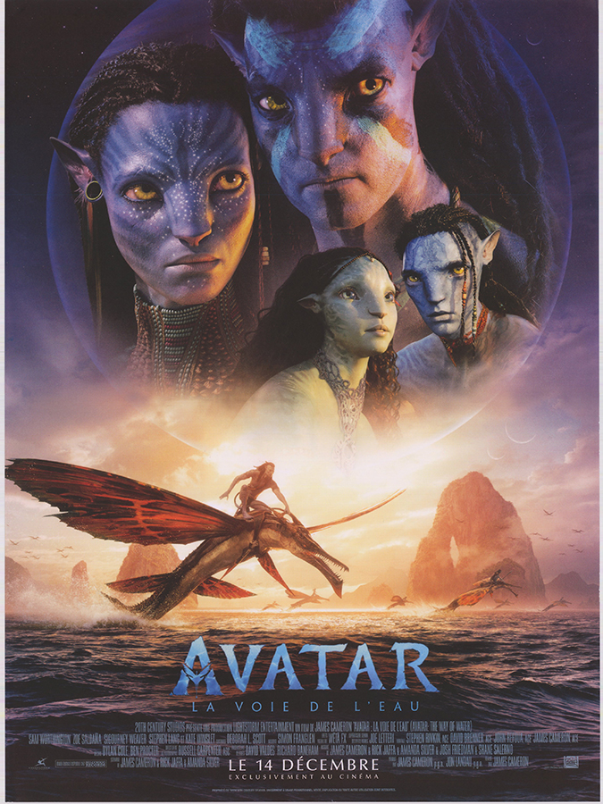 Affiche - AVATAR 2 : LA VOIE DE L'EAU - 40x55cm
