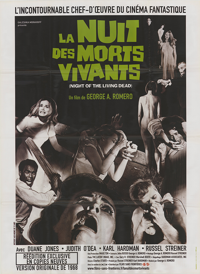 Affiche - NUIT DES MORTS VIVANTS (la) - Ressortie 120x160cm
