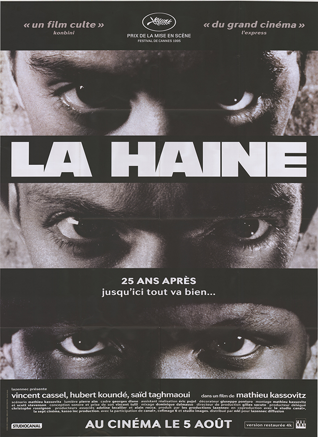 Affiche – HAINE (la) – Ressortie 120x160cm – intemporel