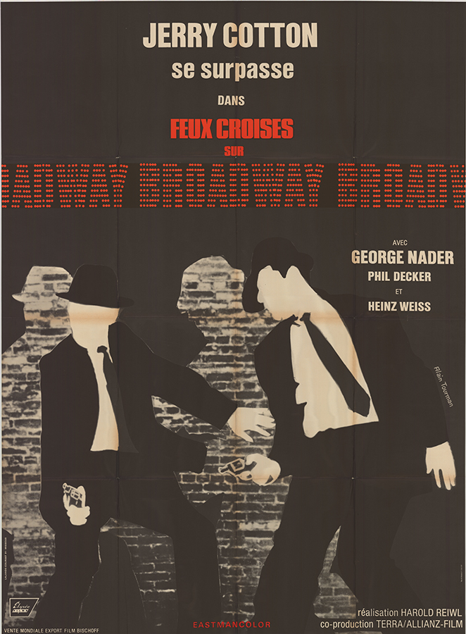 Affiche - FEUX CROISES SUR BROADWAY - 120x160cm