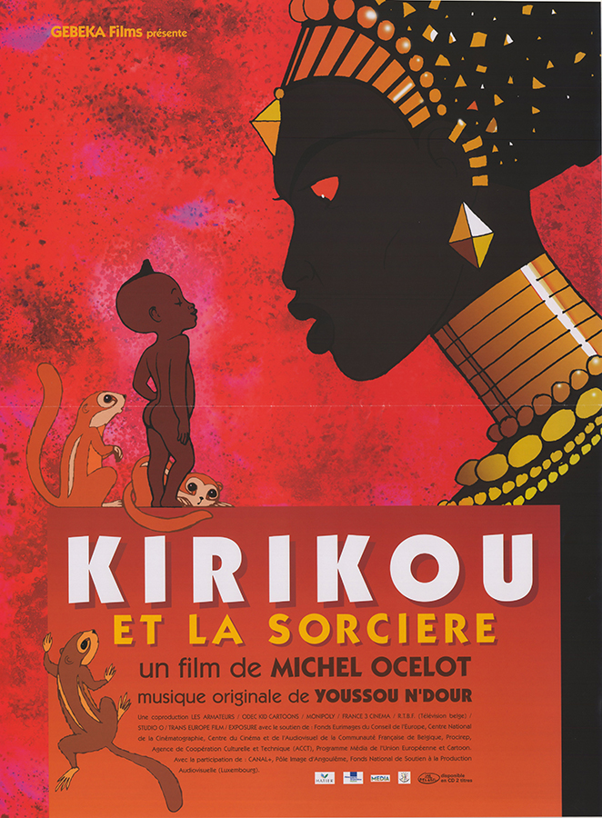 Affiche - KIRIKOU ET LA SORCIERE - Ressortie 40x55cm