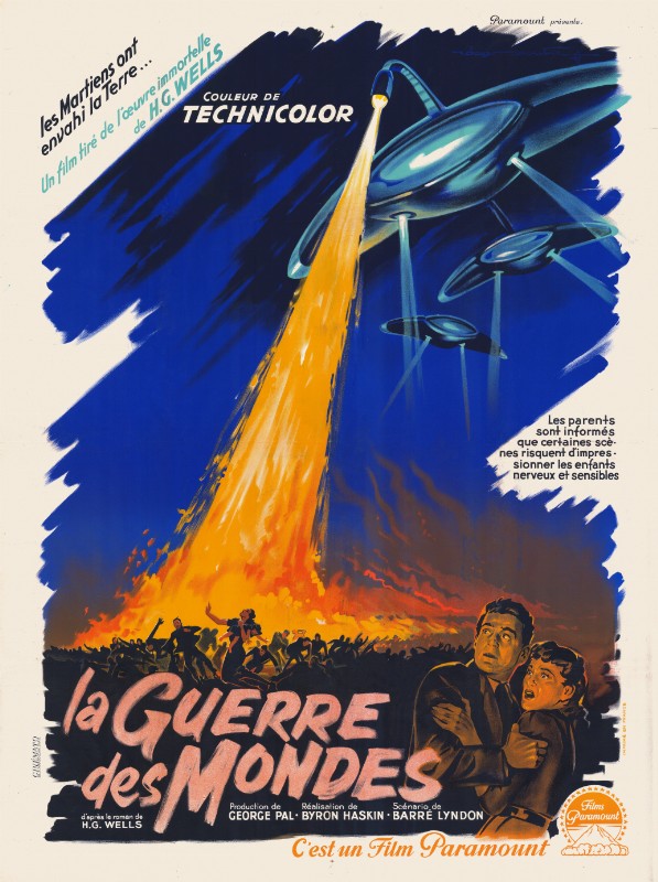 Repro 30x40cm - GUERRE DES MONDES (la) - Française