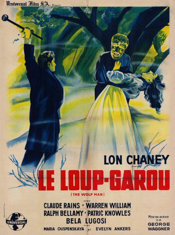 Repro 30x40cm - LOUP-GAROU (le) - Française