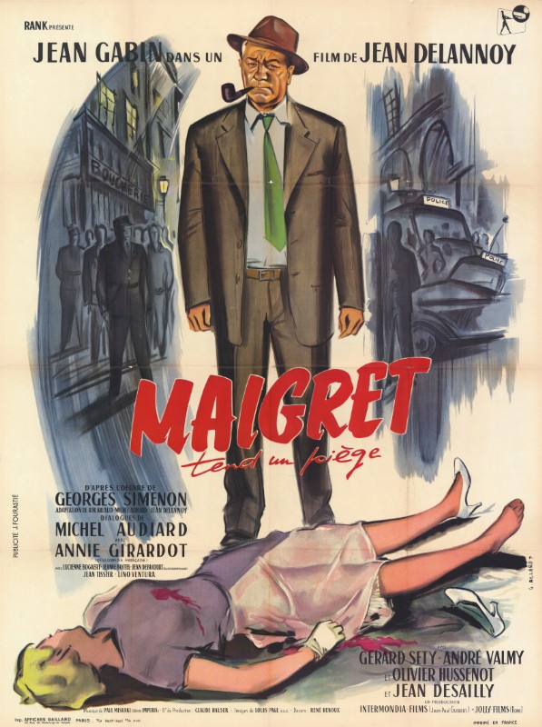 Repro 30x40cm - MAIGRET TEND UN PIEGE - Française