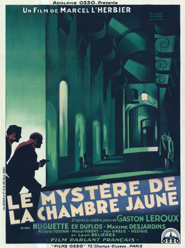 Repro 30x40cm - MYSTERE DE LA CHAMBRE JAUNE (le) - Française