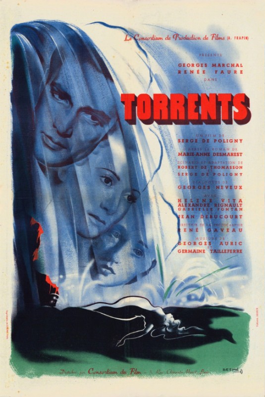 Repro 30x40cm - TORRENTS - Française