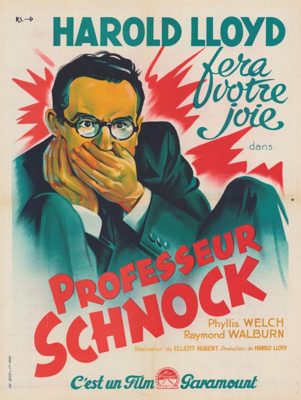 Repro 30x40cm - PROFESSEUR SCHNOCK - Française