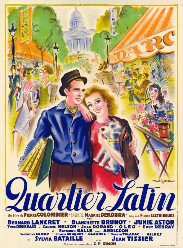 Repro 30x40cm - QUARTIER LATIN - Française
