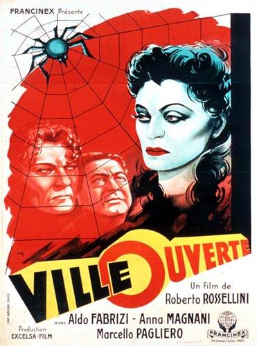 Repro 30x40cm - ROME, VILLE OUVERTE - Française