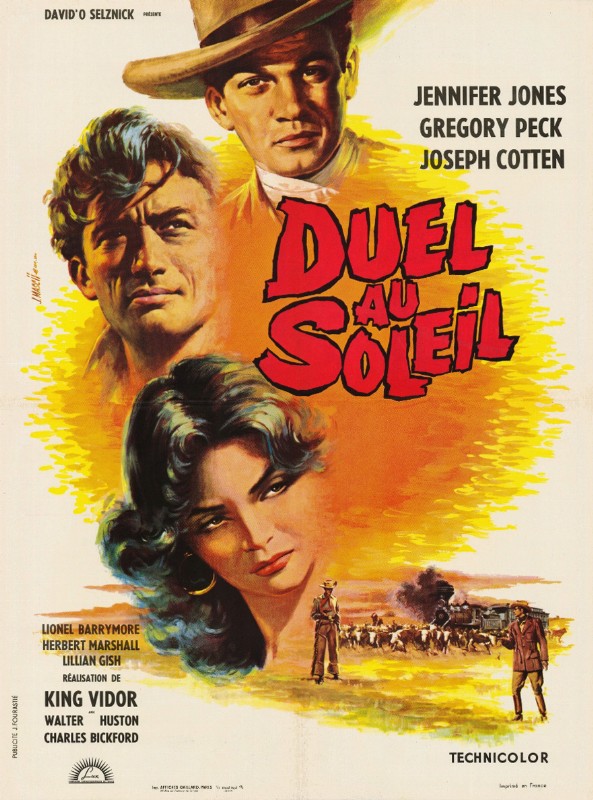 Affiche - DUEL AU SOLEIL - Ressortie 60x80cm