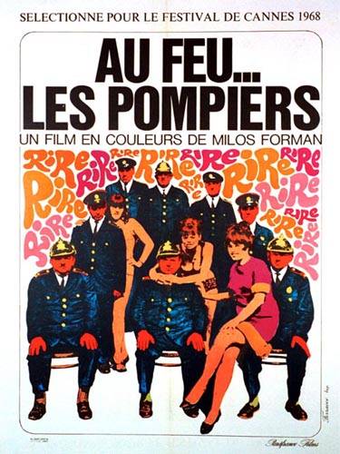 Affiche - AU FEU... LES POMPIERS - 60x80cm