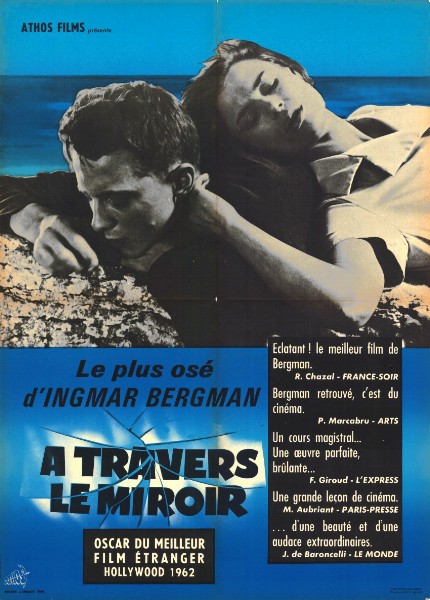 Repro 30x40cm - A TRAVERS LE MIROIR - Française
