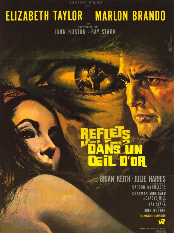 Affiche - REFLETS DANS UN OEIL D'OR - 60x80cm
