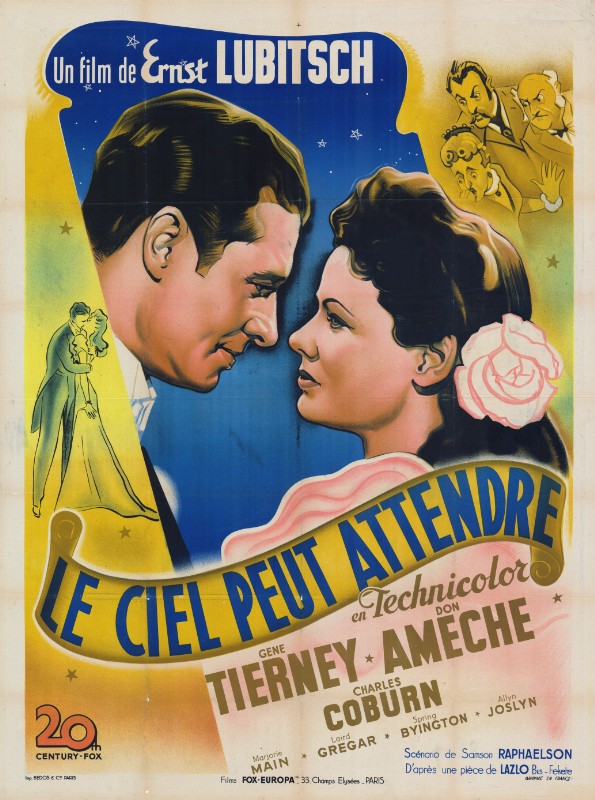 Repro 30x40cm - CIEL PEUT ATTENDRE (le) - Française