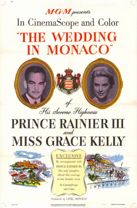 Repro 30x40cm - MARIAGE DE MONACO (le) - U.S.