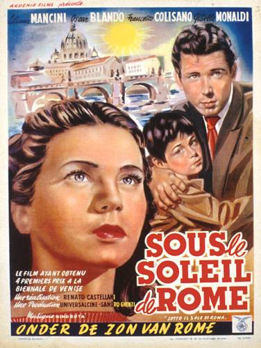Repro 30x40cm - SOUS LE SOLEIL DE ROME - Belge