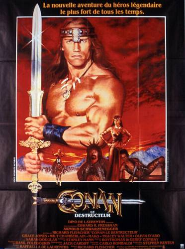 Affiche - CONAN LE DESTRUCTEUR - 120x160cm