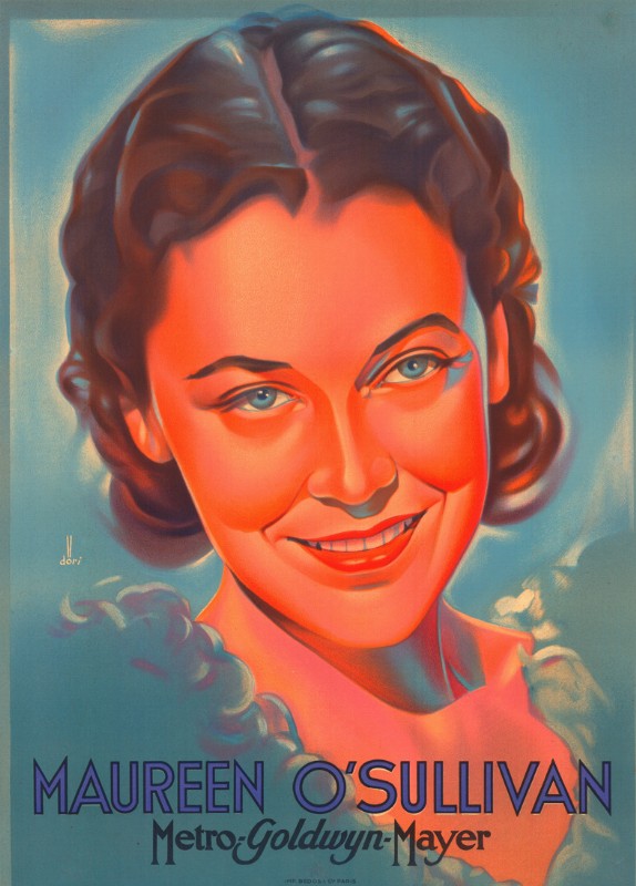 Repro 30x40cm - MAUREEN O'SULLIVAN - Française