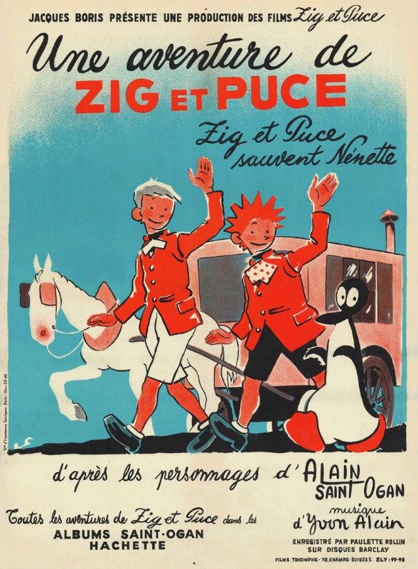 Affiche - UNE AVENTURE DE ZIG ET PUCE - 60x80cm