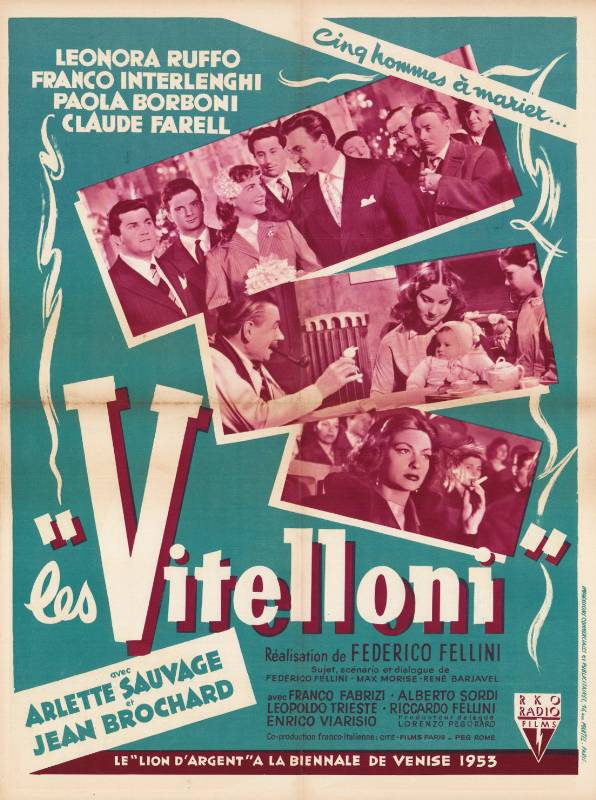 Repro 30x40cm - VITELLONI (les) - Française