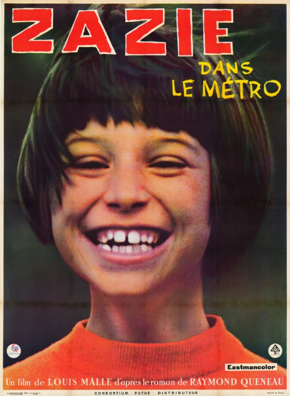 Repro 30x40cm - ZAZIE DANS LE METRO - Française