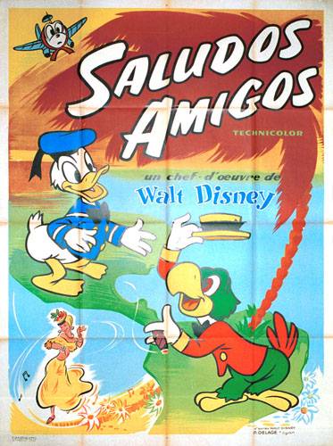 Affiche - SALUDOS AMIGOS - Ressortie 120x160cm