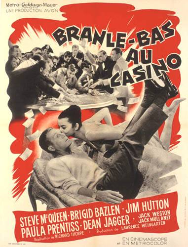 Repro 30x40cm - BRANLE BAS AU CASINO - Française