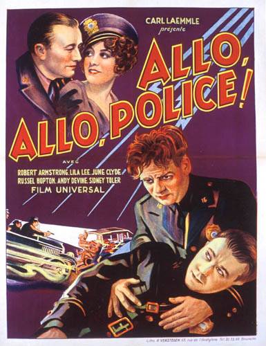 Repro 30x40cm - ALLO, ALLO POLICE - Belge