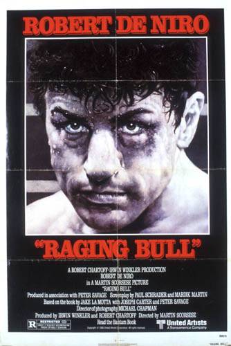 Repro 30x40cm - RAGING BULL - U.S.