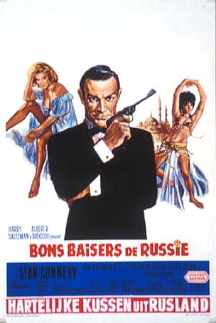 Repro 30x40cm - BONS BAISERS DE RUSSIE - Belge
