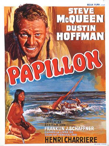 Repro 30x40cm - PAPILLON - Belge