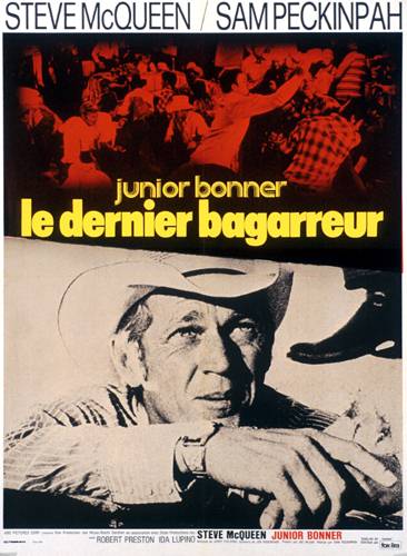 Affiche - JUNIOR BONNER, LE DERNIER BAGARREUR - 60x80cm