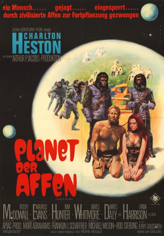Affiche - PLANETE DES SINGES (la) - 60x80cm - GER