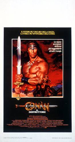 Affiche - CONAN LE DESTRUCTEUR - 33x71cm