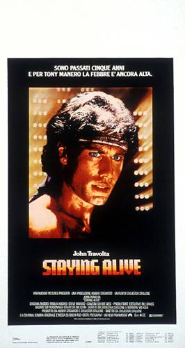 Affiche - STAYING ALIVE - 33x71cm