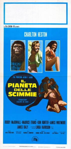 Repro 30x40cm - PLANETE DES SINGES (la) - Italienne B