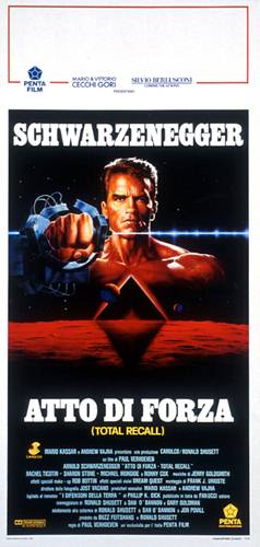 Affiche - TOTAL RECALL - 33x71cm