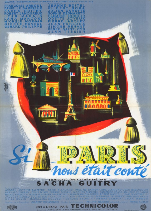 Affiche - SI PARIS NOUS ETAIT CONTE - Ressortie 60x80cm